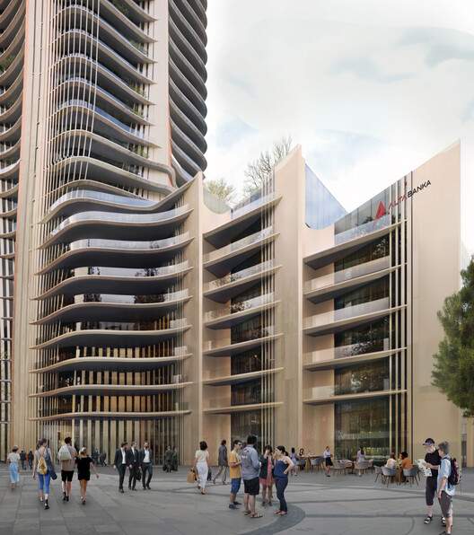 Zaha Hadid Architects 赢得阿尔塔银行设计新大楼竞赛 - 2 的图像 4