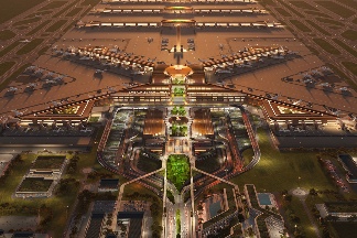 扎哈事务所在建：比绍夫图国际机场，灵感源自东非大裂谷(图2)