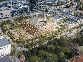 波兰Rzeszów新图书馆方案：语之螺旋融合建筑与景观(图3)