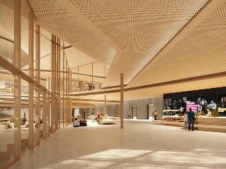 波兰Rzeszów新图书馆方案：语之螺旋融合建筑与景观(图8)