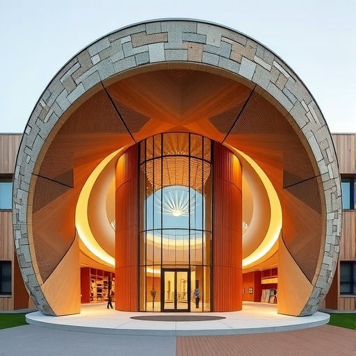 波兰Rzeszów新图书馆方案：语之螺旋融合建筑与景观(图9)