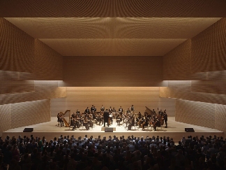 波兰Rzeszów新图书馆方案：语之螺旋融合建筑与景观(图11)