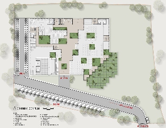 印度Prestige大学新建筑屋顶铺满阶梯平台，打造多功能社交空间(图26)