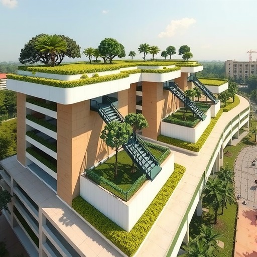 印度Prestige大学屋顶463阶梯平台，重塑社交与功能空间(图19)