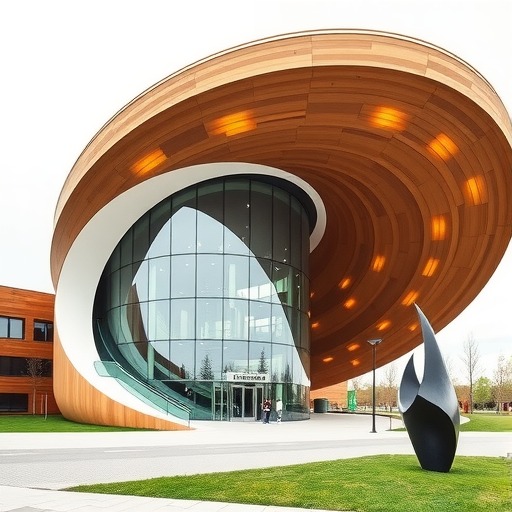 隈研吾联合体获胜方案：波兰Rzeszów新公共图书馆，语之螺旋(图9)