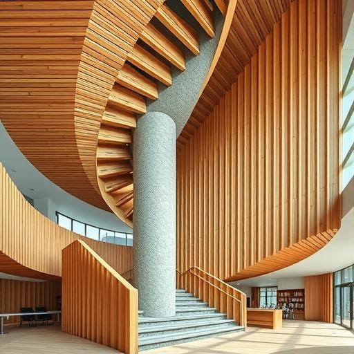 隈研吾联合体获胜方案：波兰Rzeszów新公共图书馆，语之螺旋(图9)