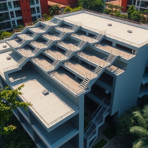 463个阶梯平台,铺满印度Prestige大学新建筑屋面(图19) 463个阶梯平台,铺满印度Prestige大学新建筑屋面(图19)