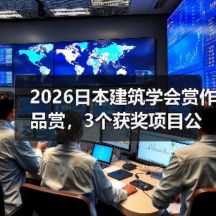 2026日本建筑学会赏作品赏,3个获奖项目公布(图1) 2026日本建筑学会赏作品赏,3个获奖项目公布(图1)
