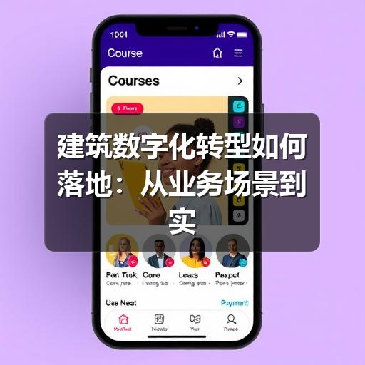 建筑数字化转型如何落地：从业务场景到实施步骤