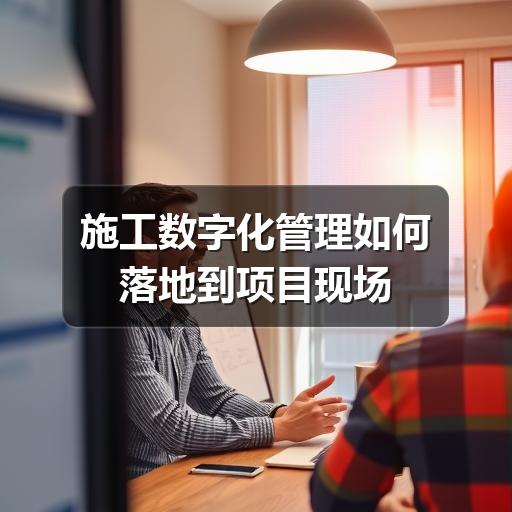 施工数字化管理如何落地到项目现场