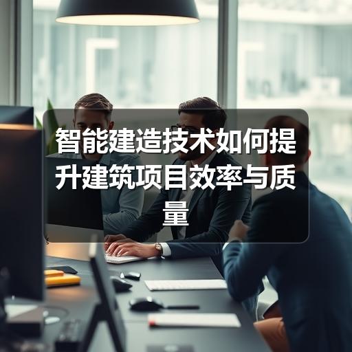 智能建造技术如何提升建筑项目效率与质量