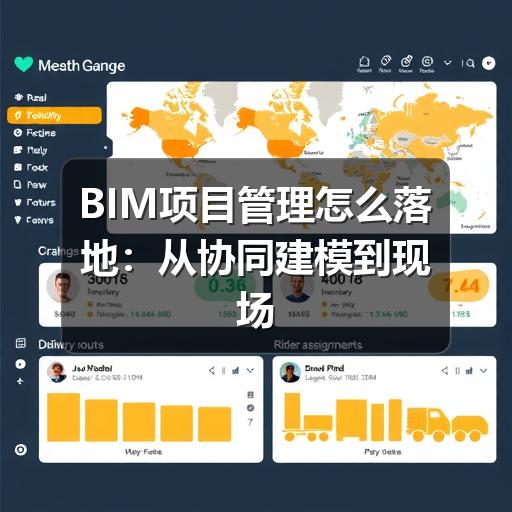 BIM项目管理怎么落地?解决协同难题与实施误区(图3) BIM项目管理怎么落地:从协同建模到现场管控的实用方法