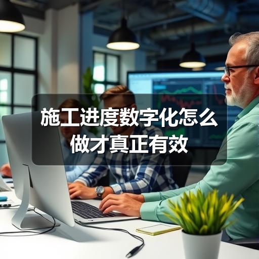 施工进度数字化如何解决管理难题?分步落地指南(图3) 施工进度数字化怎么做才真正有效