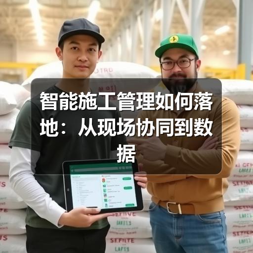 智能施工管理怎么做?实施步骤+常见误区全解析(图1) 智能施工管理如何落地:从现场协同到数据闭环